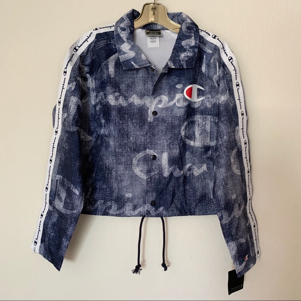 Champion arm zipper coach windbreaker